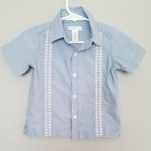 Old Navy Guayabera 6-12 months